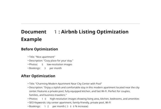 airbnb listing optimization to increase visibility and revenue